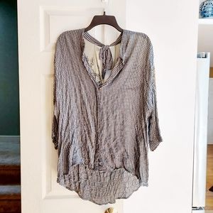 XCVI long sleeve blouse top women, size M